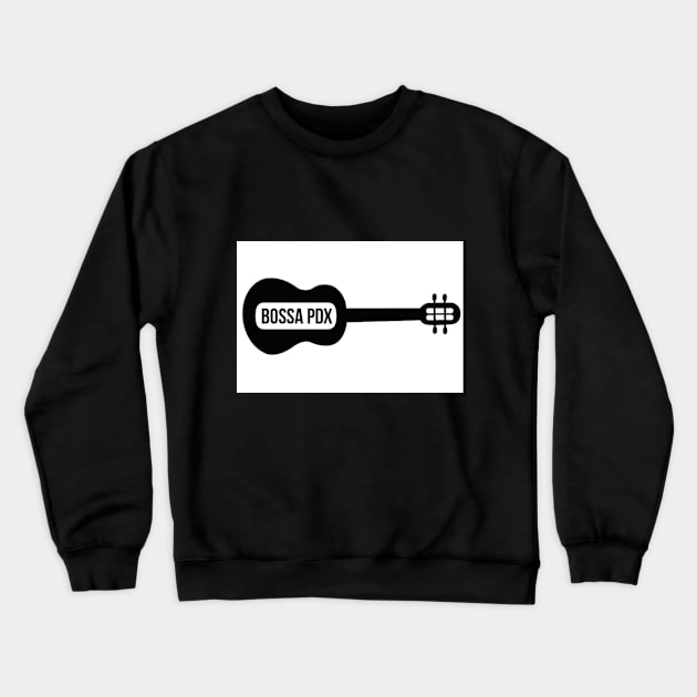 Bossa PDX Black Logo Crewneck Sweatshirt by bossapdx